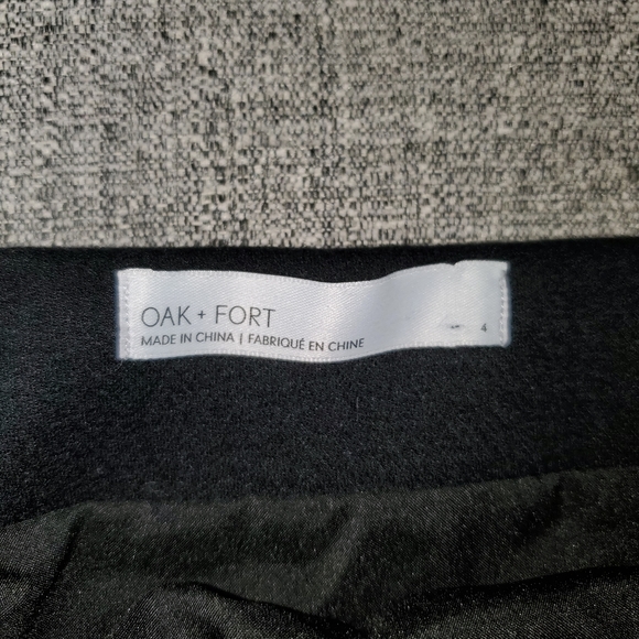 Oak + Fort Black Mini Skirt - Picture 6 of 10